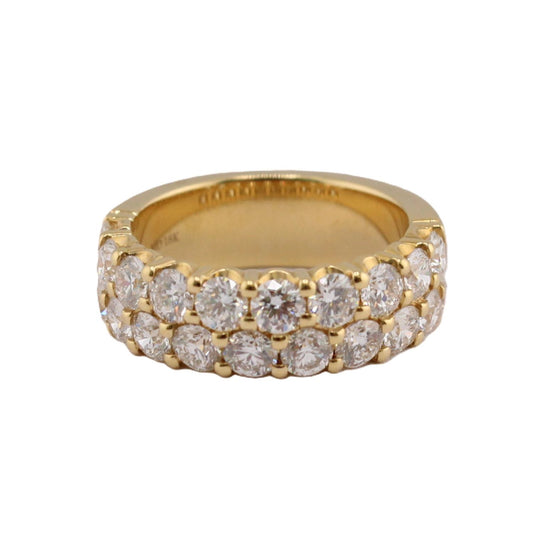 Double Row Diamond Band