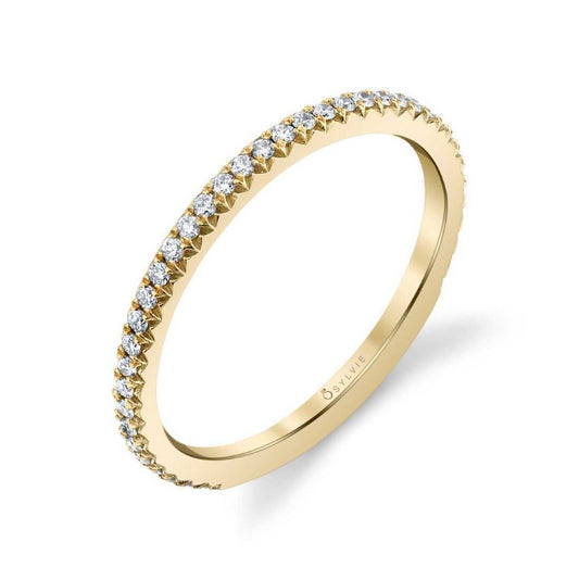 Adorlee Diamond Wedding Band