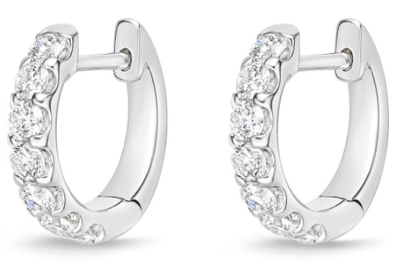 Odessa Collection Diamond Huggie Earrings