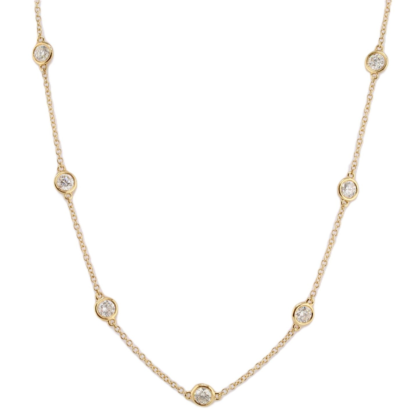 Diamonds-by-the-Yard 21 Station Necklace