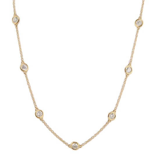 Diamonds-by-the-Yard 21 Station Necklace