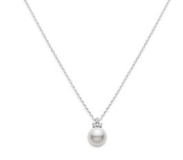 White South Sea Pearl & Diamond Pendant