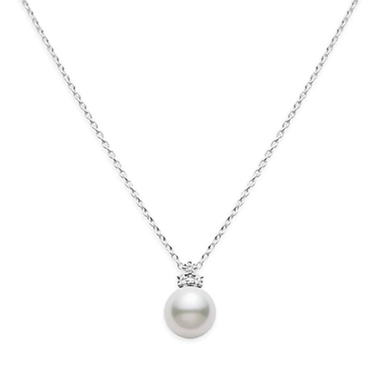 White South Sea Pearl & Diamond Pendant