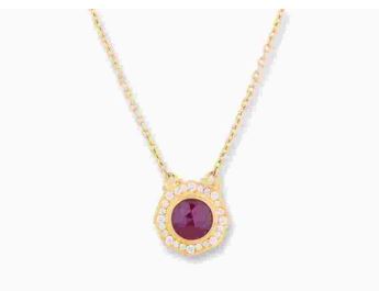 Ruby and Diamond Pendant