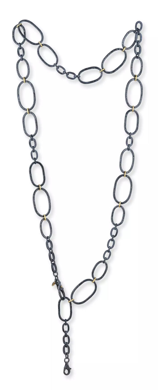 Yin and Yang Collection Two Tone Long Chain