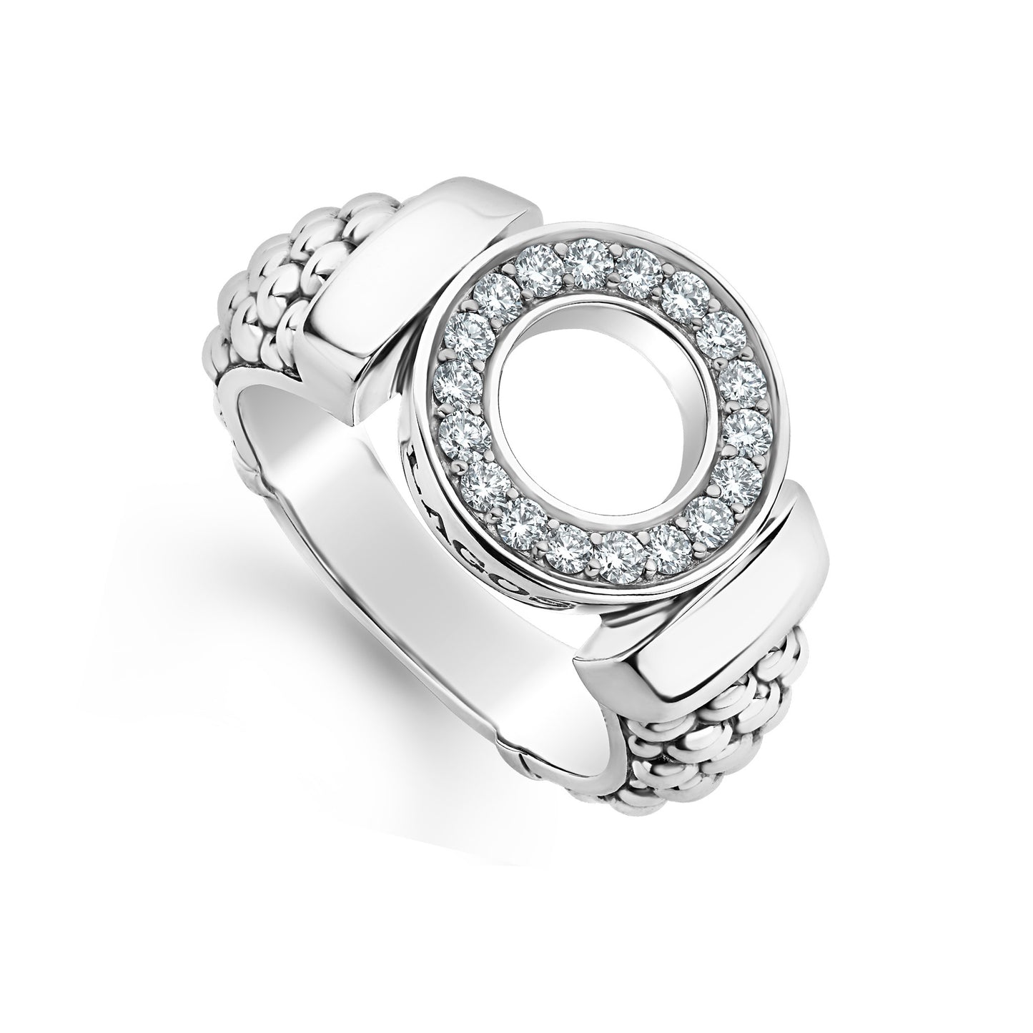 Caviar Spark Collection Diamond Circle Ring