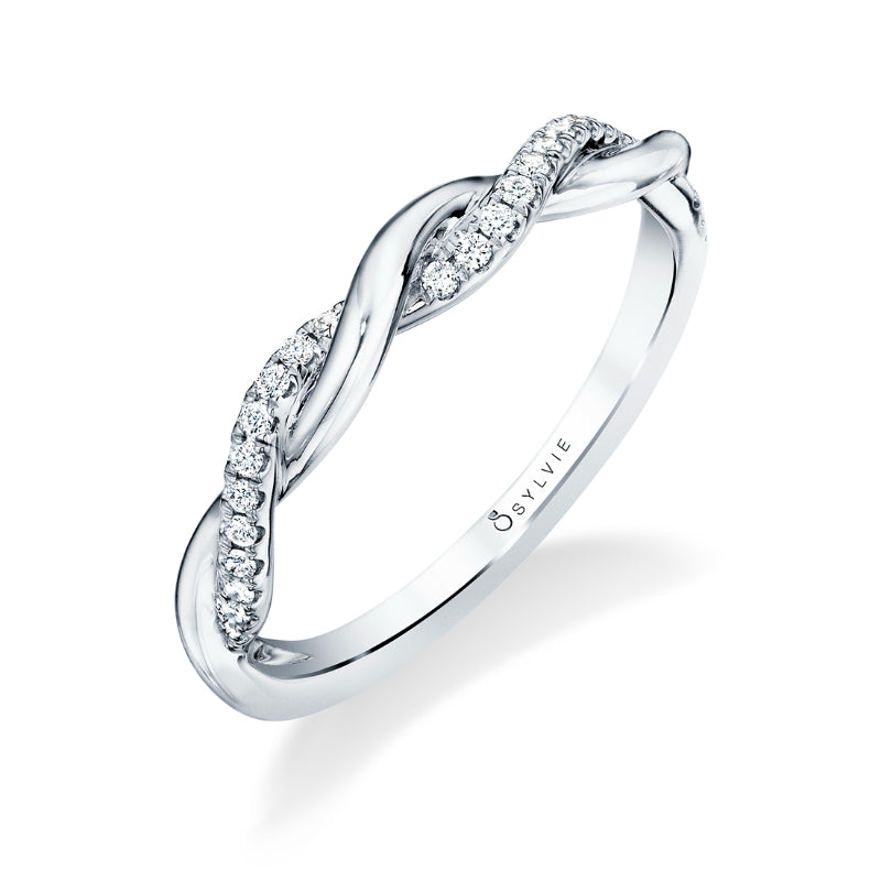 Yasmine Diamond Twist Band