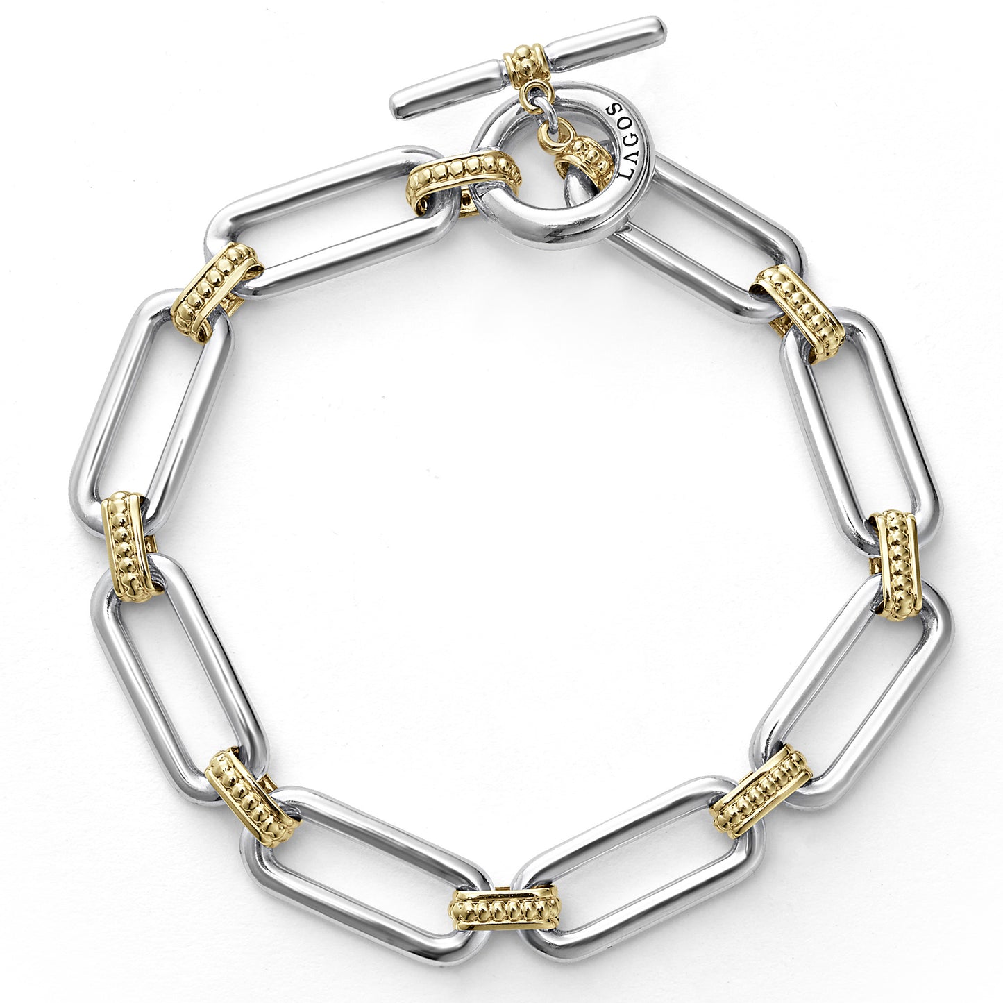 Signature Caviar Collection Two-Tone Link Bracelet