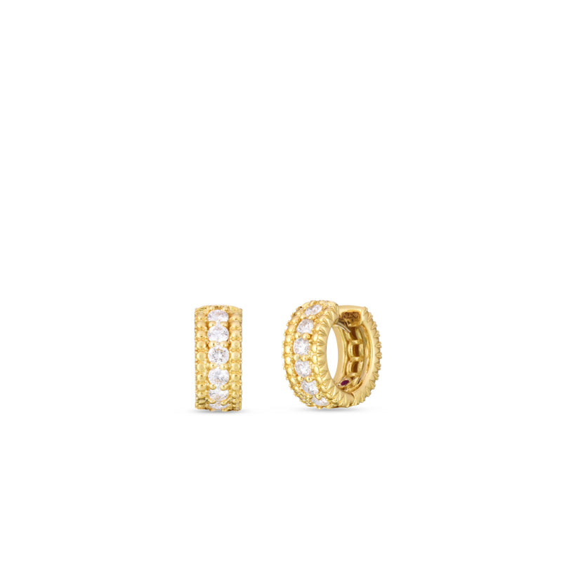 Siena Collection Diamond Huggy Hoop Earrings