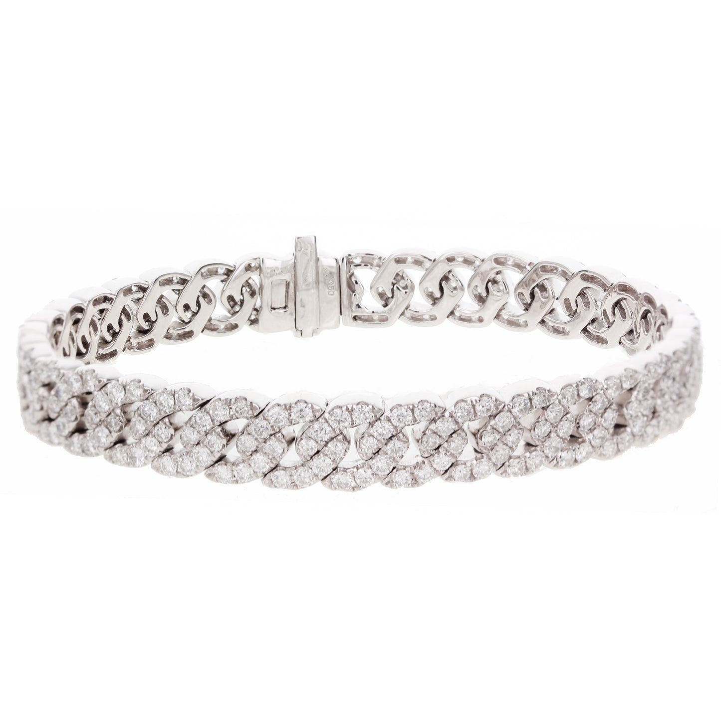 Diamond Curb Link Bracelet