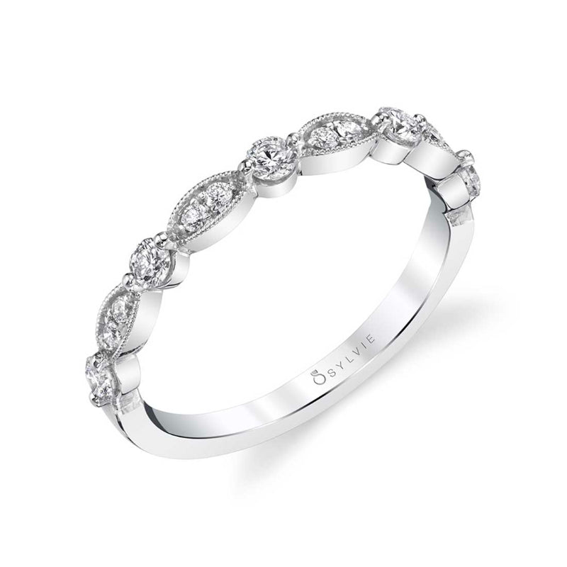 Diamond Stackable Wedding Band