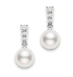 Morning Dew Akoya Pearl Earrings