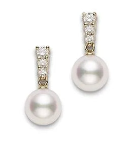 Morning Dew Akoya Pearl Earrings