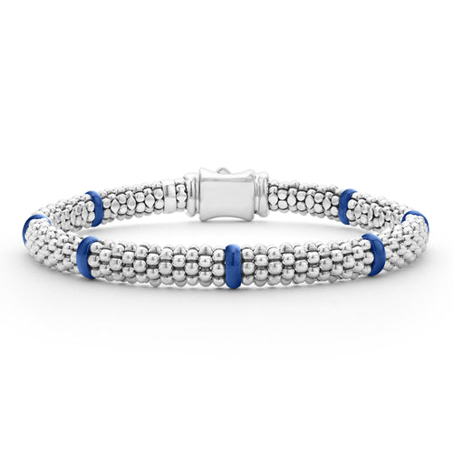 Blue Caviar Collection Ceramic Station Bracelet