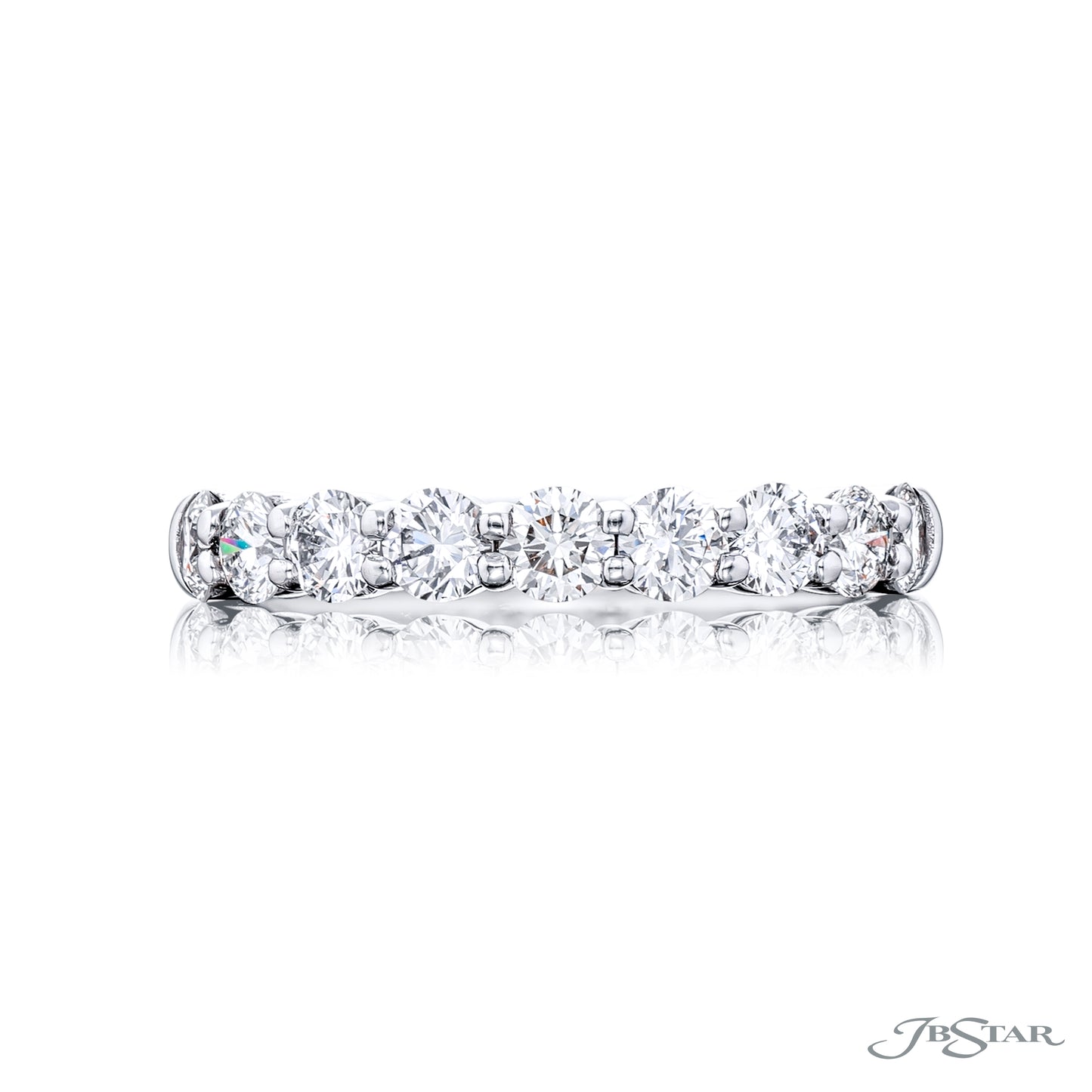 Nine Diamond Wedding Band