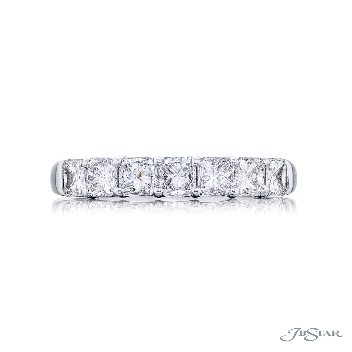 Radiant Cut Diamond Wedding Band