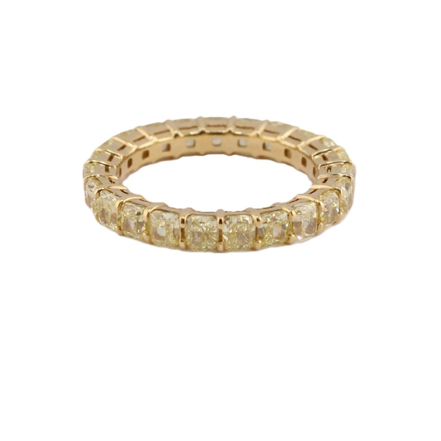Fancy Yellow Diamond Eternity Band