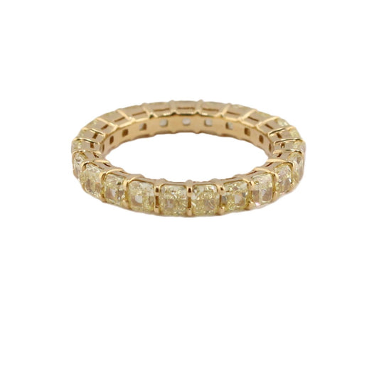 Fancy Yellow Diamond Eternity Band