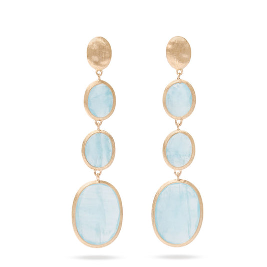 Siviglia Collection Aquamarine Dangle Earrings