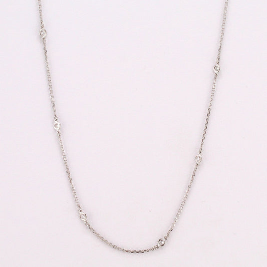 Diamond Station Necklace