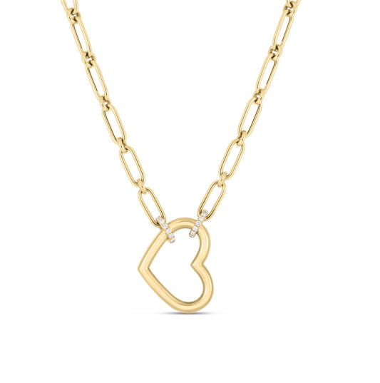 Cialoma Collection Diamond Accented Heart Necklace