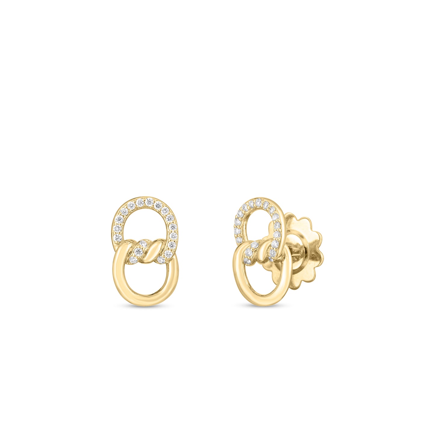 Cialoma Diamond Knot Earrings