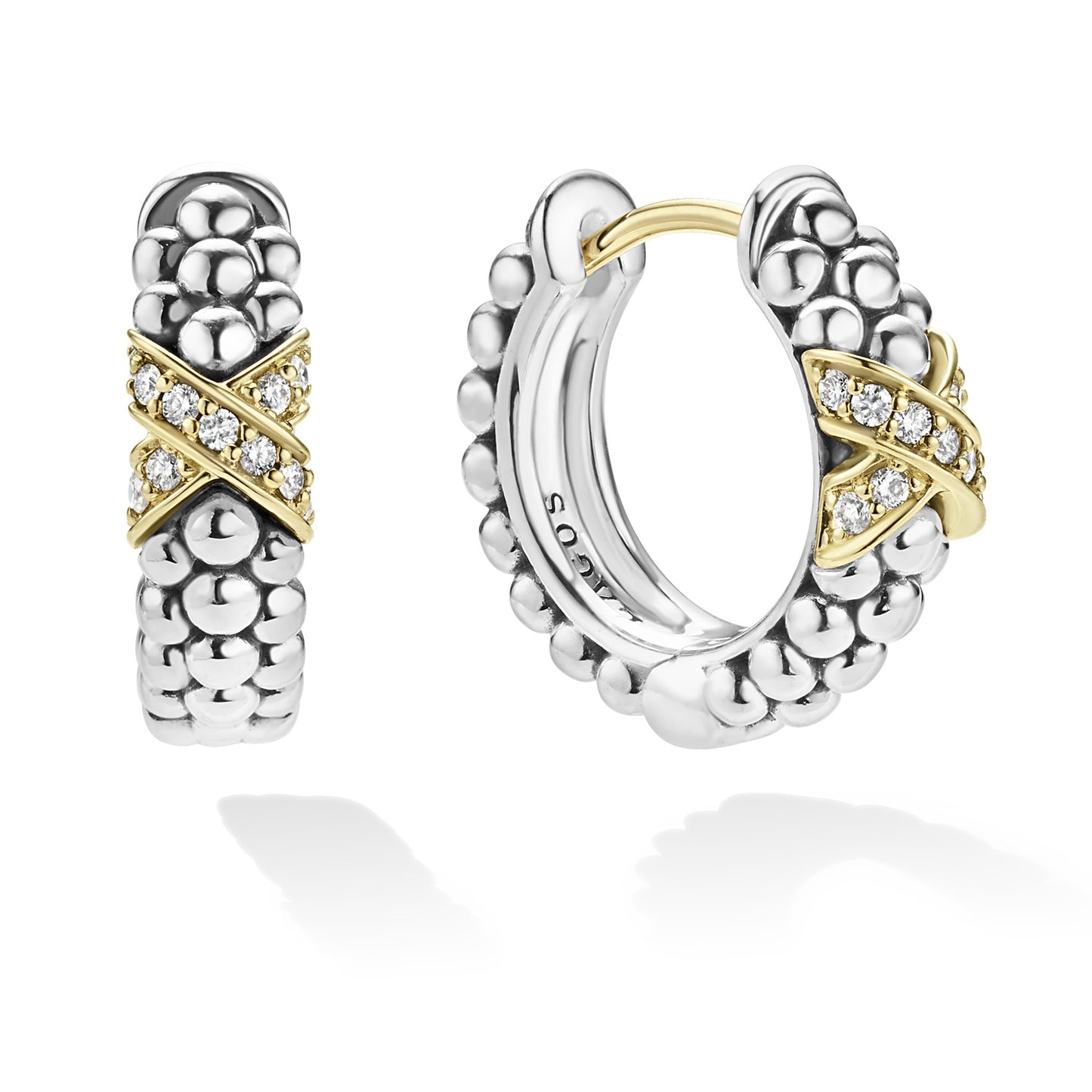 Embrace Collection Diamond Huggie Earrings