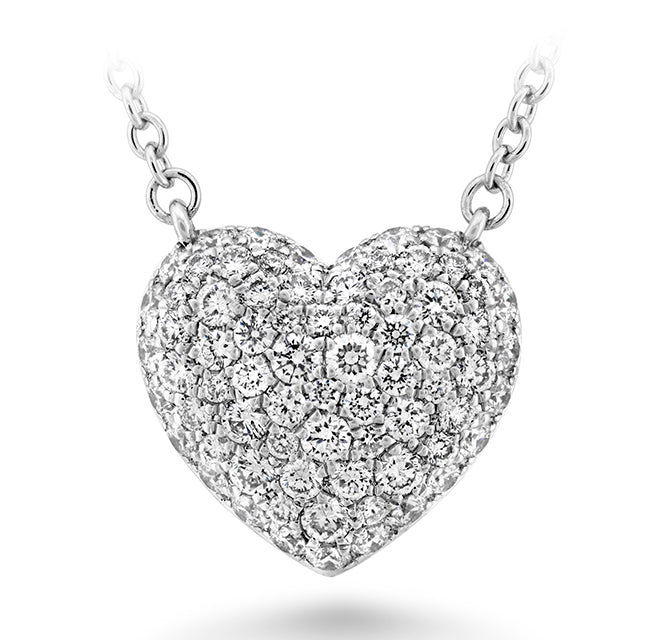 Diamond Pave Heart Pendant