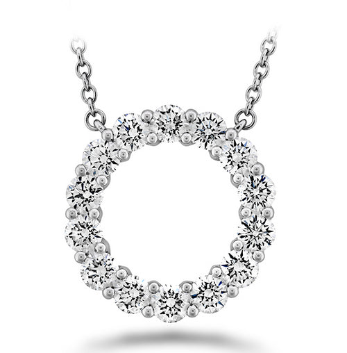 Diamond Circle Necklace