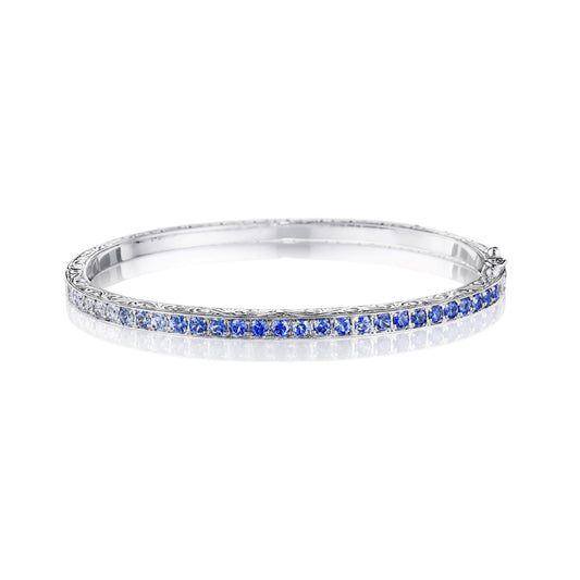 Watercolor Collection Blue Sapphire Ombre Bangle