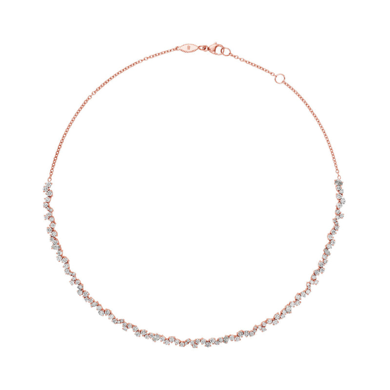 Stardust Collection Mixed Cut Diamond Choker