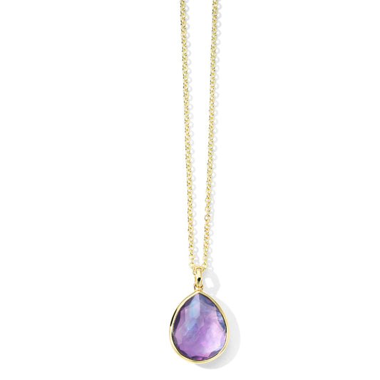 Rock Candy Medium Teardrop Triplet Necklace