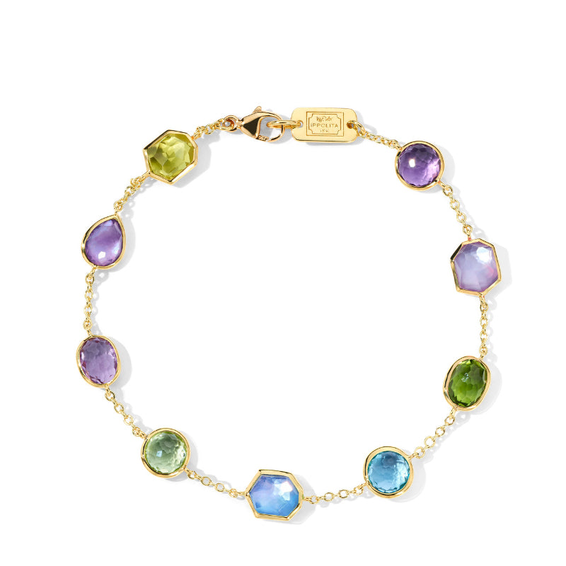 Rock Candy Nine-Stone Station Bracelet