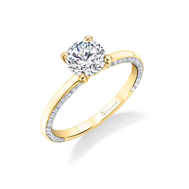 Messaline Round Cut Diamond Solitaire Mounting