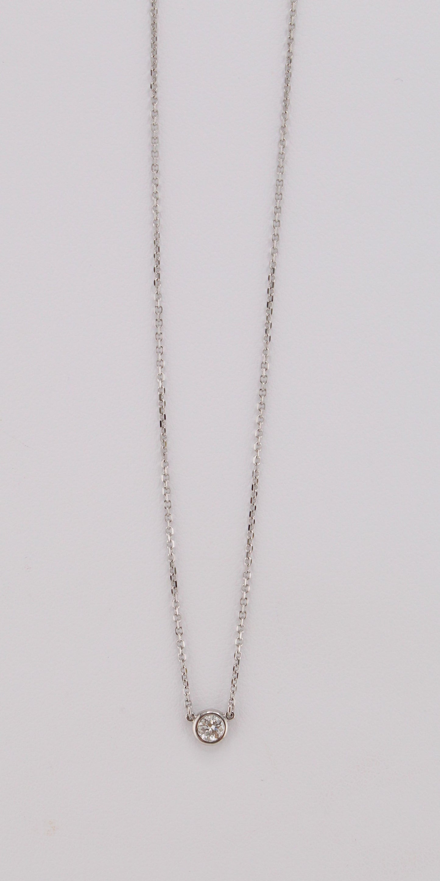 Single Station Diamond Necklace