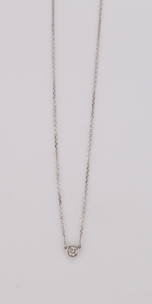 Single Station Diamond Necklace