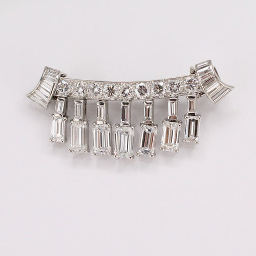 Estate Diamond Convertible Necklace-to-Brooch