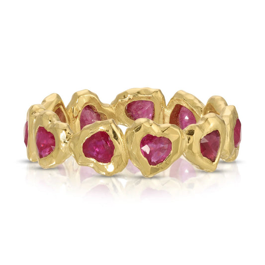 Nesting Gem Collection Heart Shape Eternity Band