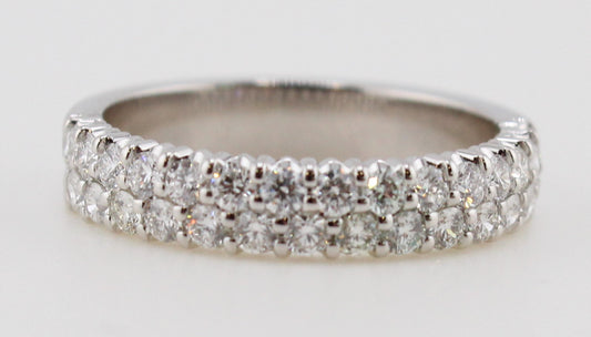 Double Row Diamond Band