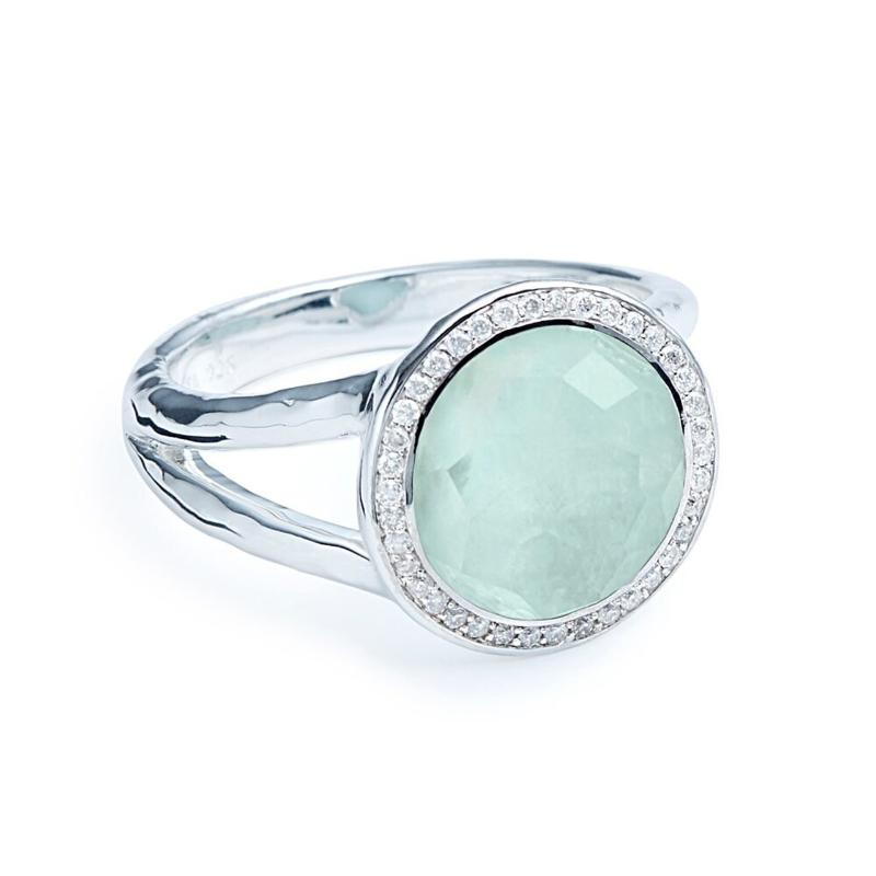 Lollipop Collection Halo Gemstone Ring