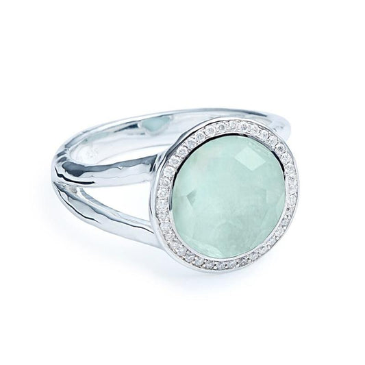 Lollipop Collection Halo Gemstone Ring