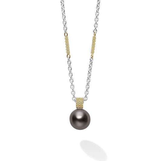 Luna Collection Black Tahitian Pearl Necklace