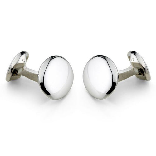 Domed Oval Cufflinks