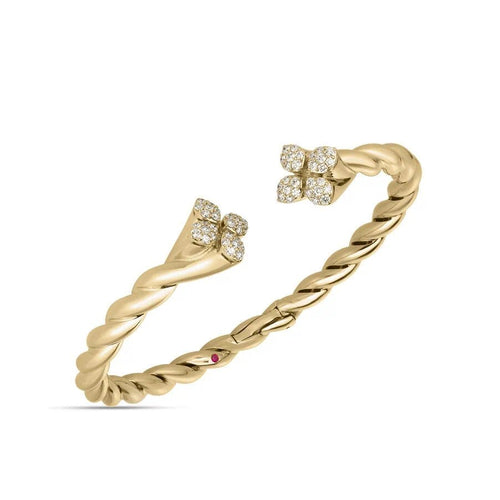 Love In Verona Diamond Twist Bangle