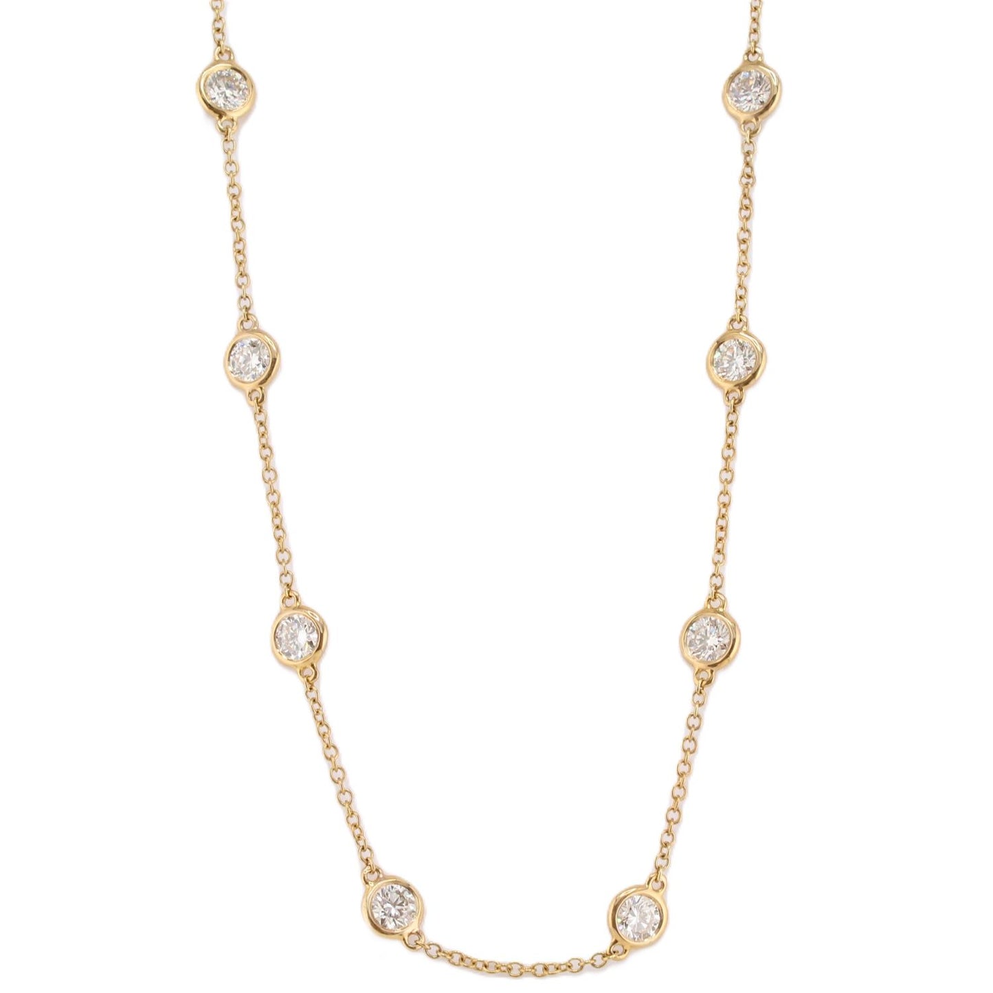 Diamond Station Necklace