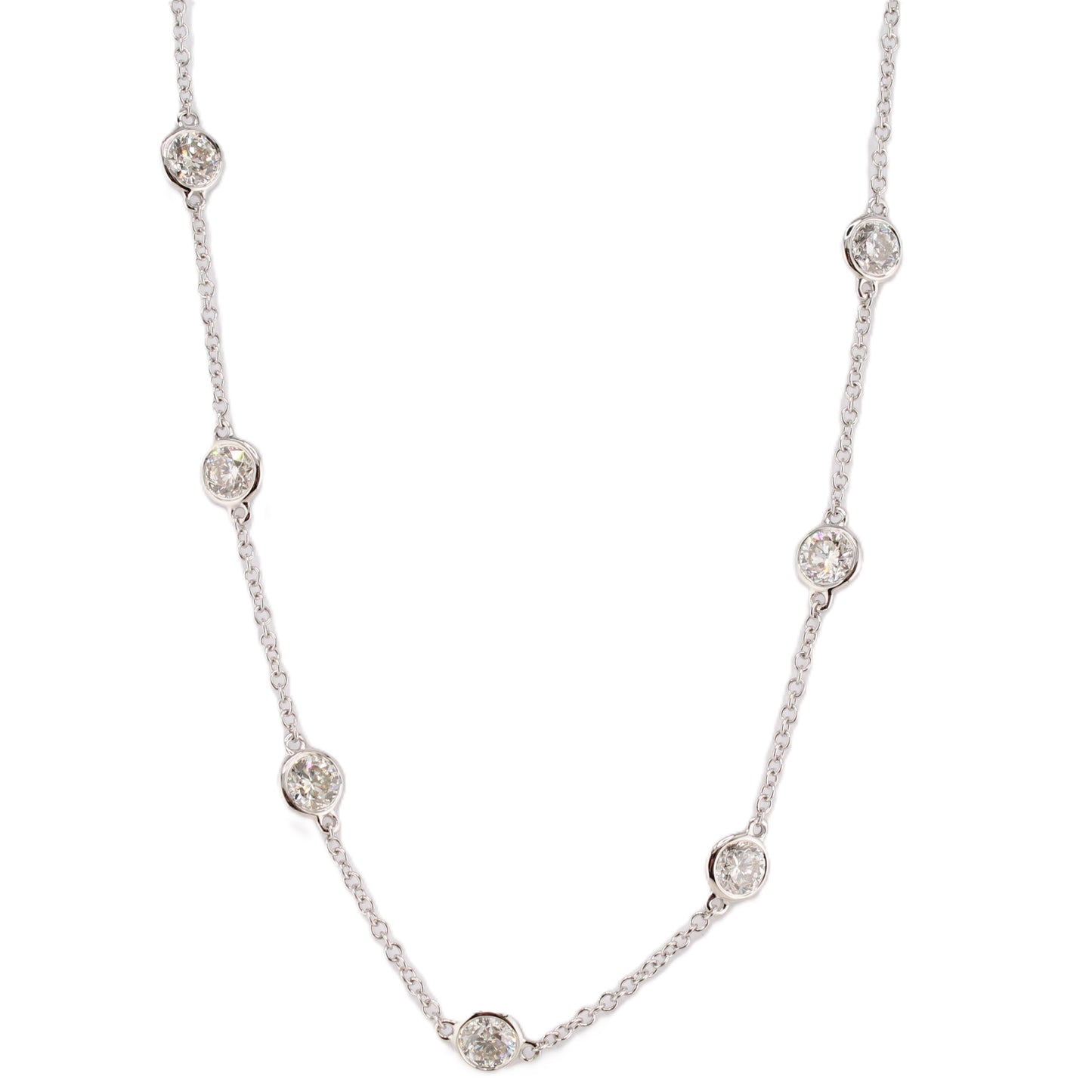 Diamond Station Necklace