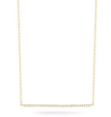 Diamond Bar Necklace