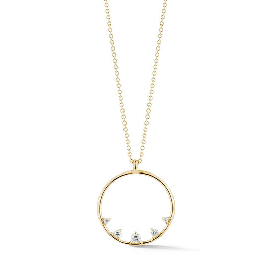 Venetian Collection Diamond Circle Pendant