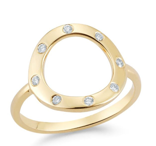 Whitney Collection Diamond Circle Ring