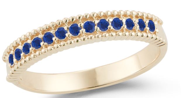 Barcelona Blue Sapphire Band